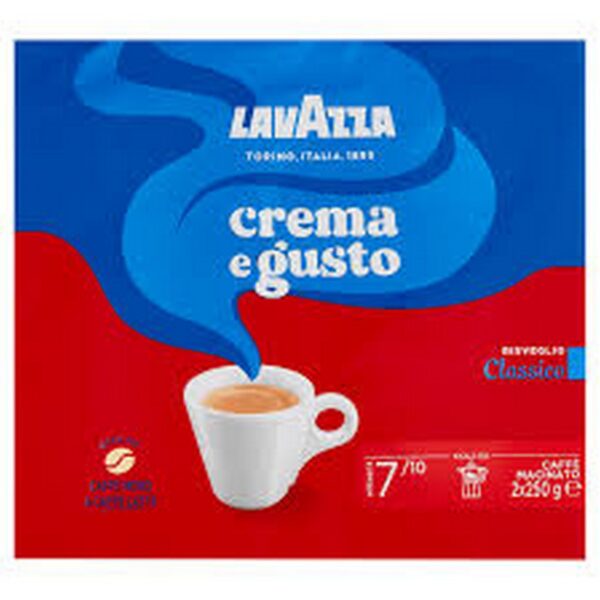Lavazza Caffè Crema E Gusto gr.250x2
