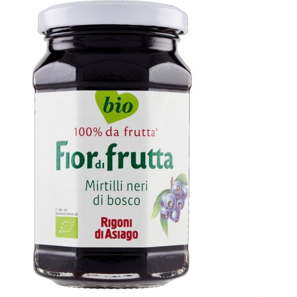 Rigoni Confettura Mirtilli Neri Bio gr.250