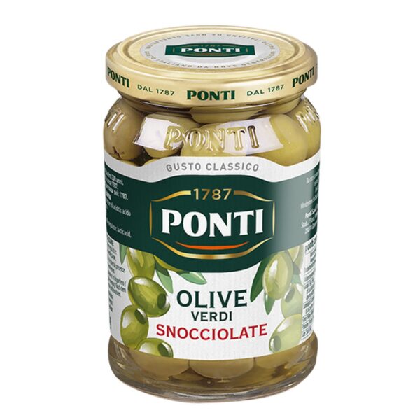 Ponti Olive Verdi Snocciolate gr.300