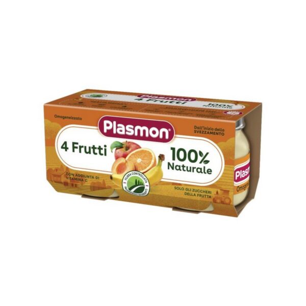 Omogen. 4 Frutti gr.80x2 Plasmon