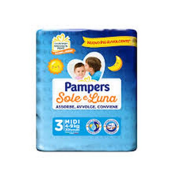 Pampers Pannolini Sole&Luna Midi x20