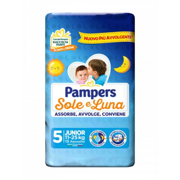 Pampers Pannolini Sole&Luna Junior x15