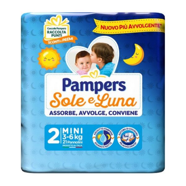 Pampers Pannolini Sole&Luna Mini x21