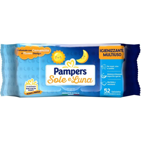 Pampers Sole&Luna Salviette x52