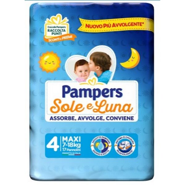 Pampers Pannolini Sole&Luna Maxi x17